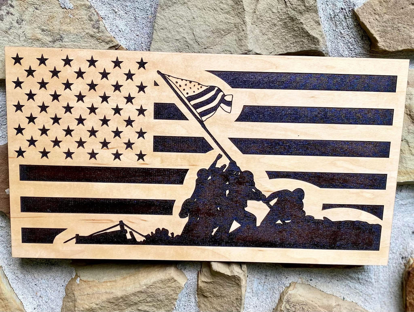 Patriotic Soldier Sign